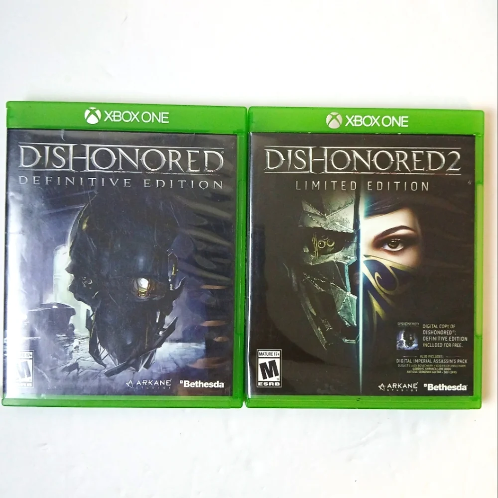Dishonored Definitive Edition & Dishonored 2 Limited Edition for Xbox One/TESTED